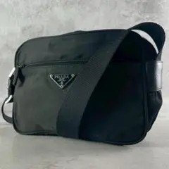 PRADA プラダ カメラバッグ ショルダーバッグ 三角ロゴ ナイロン 白タグ