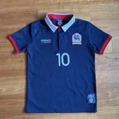 フランス代表 ポロシャツ 10-12才　140 キッズ　サッカーシャツ