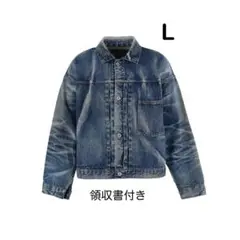 新品 SAINT Mxxxxxx × BerBerJin デニムジャケット L SAINT Mxxxxxx X BerBerJin DENIM JACKET DAMAGE BLUE | SOLD