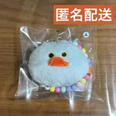 mojojojo ビーズチェーン付きフェイスマスコット　水色　ブルー　ひよこ　②