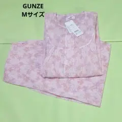 GUNZE　レディース　長袖パジャマ　M　ピンク21のサムネイル