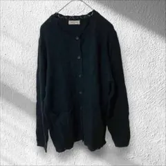 【サマンサモスモス】Samansa Mos2 長袖カーディガン 毛混紡 F 黒