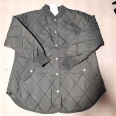 HK WORKS LONDON キルティングジャケット Mサイズ カーキ