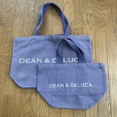 DEAN & DELUCA トートバッグ パープル　チャリティーL & S