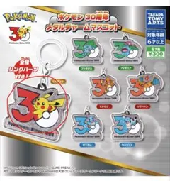 早い者勝ち‼️】ポケモン30周年 メタルチャームマスコット ピカチュウ