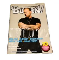 音楽雑誌　BURRN! 2008年10月号 METALLICA特集