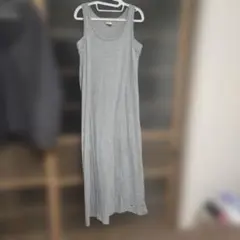 Champion グレー ノースリーブ ロングワンピース Women's M