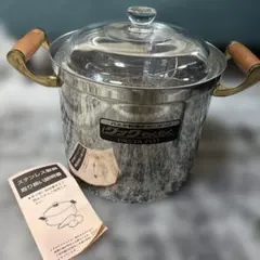 クックらくらく PASTA POT ステンレス製 両手鍋　直径23センチのサムネイル