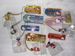 バ*ー様 【希少レア】ご当地キティ 根付 ストラップ 和菓子 わらび餅