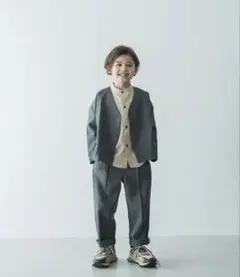 riziere ノーカラージャケット　セットアップ