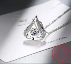 シルバー925 ハイグレード ラスト ネックレス 高級✨モアサナイトダイヤモンド