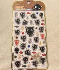 韓国限定　サンリオ　3D立体デコシール　チョコキャット