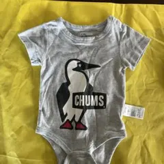CHUMS ペンギンロゴ グレーロンパースのサムネイル