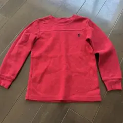ラルフローレン　ポロ　赤　ロンT長袖カットソー ポロ刺繍　110cm 120cm