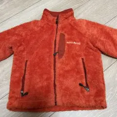モンベル　フリース　100 オレンジ