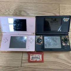 ニンテンドーDS Lite ピンク・黒セット　ジャンク