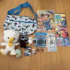激レア ディズニー スティッチ ショルダー バッグ ぬいぐるみ タワーオブテラー