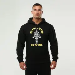★ゴールドジム スウェットパーカー ブラック Mサイズ◆スエットパーカー