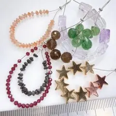サービス品＊天然石のビーズセットj2