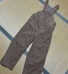 未使用✨　Lugnoncure コーデュロイオーバーオール ブラウン