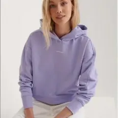 Calvin Klein ロゴプリント パーカー パープル 美品