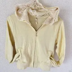 earth music&ecology レースパーカー イエローのサムネイル