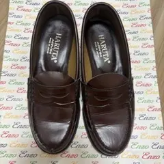 HARUTA ブラウン レザー ローファー　23.0 茶色