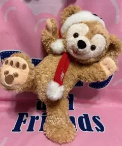 ディズニー 25周年 クリスマス ダッフィー ぬいぐるみ ポーズも取れて自立可能
