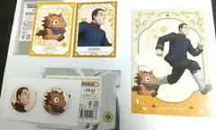 ゴールデンカムイ どうぶつフォーゼ 缶バッジ ブロマイド 宇佐美 匿名発送