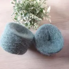 ベビーアルパカモヘア　ダークシアン