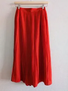 AMERICANHOLICアメリカンホリックカラフルプリーツスカートF赤