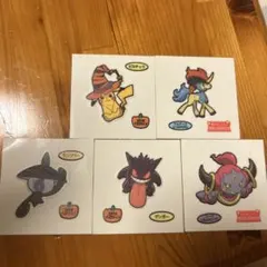 2018.2019ハロウィンシール　ポケモンパン20周年限定シール