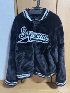 Supreme Faux Fur Varsity Jacket - メルカリ