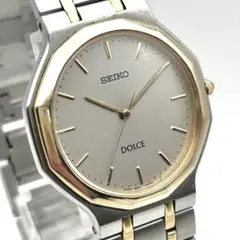 【稼動品】SEIKO DOLCE 腕時計　5E31-6E30 新品電池