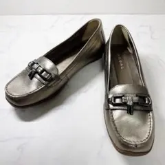 【美品】REGAL リーガル ビットローファー ブロンズ 金具 24.5cmのサムネイル