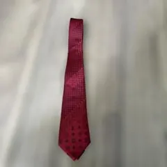 LOUIS VUITTON ネクタイ モノグラム シルク100% ボルドー