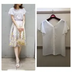 Debut de Fiore 袖刺繍2wayブラウスのサムネイル