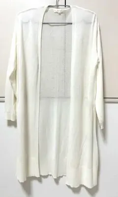 【美品】grove グローブ　アイボリー 長袖カーディガン　M