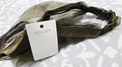 GOLDY♥️シフォンヘアバンドオリーブグリーン新品♥️