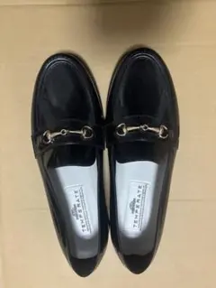 TEMPERATURE ブラック ローファー　レインシューズ　39 24.5cm