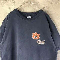 A2527古着　Tシャツ ネイビー　バックプリント　キッズ