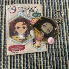 鬼滅の刃　チェンジングキーホルダー　ねずこ