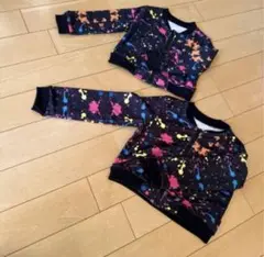 SHEIN カラフルスプラッシュデザイン ジャケット 兄弟　姉妹コーデ　お揃い