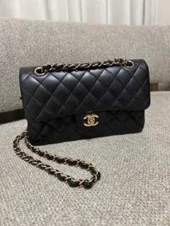 CHANELマトラッセ23 Wチェーン ショルダーバック Wフラップ ラムスキンのサムネイル