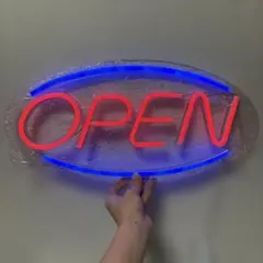 【新品未使用】 LED ネオンライト ライト 照明 OPEN ネオンサイン バー