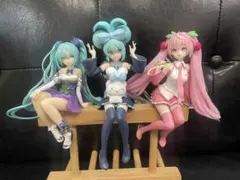 【開封品】　ぬーどるストッパーフィギュア　初音ミク　3種セット