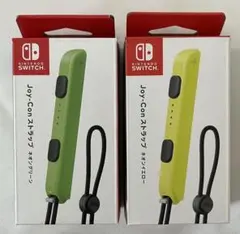 Nintendo 純正　Joy-conストラップ　ネオングリーン ネオンイエロー