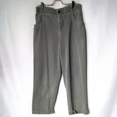 ZARA オリーブグリーン リラックスフィットパンツ S