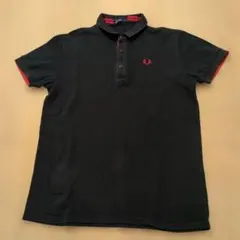 FRED PERRY ポロシャツ 40 黒 × ピンク - メルカリ