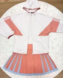 新品✨ アディダス ゴルフ プリーツスカート＆フードジャケット セットアップ